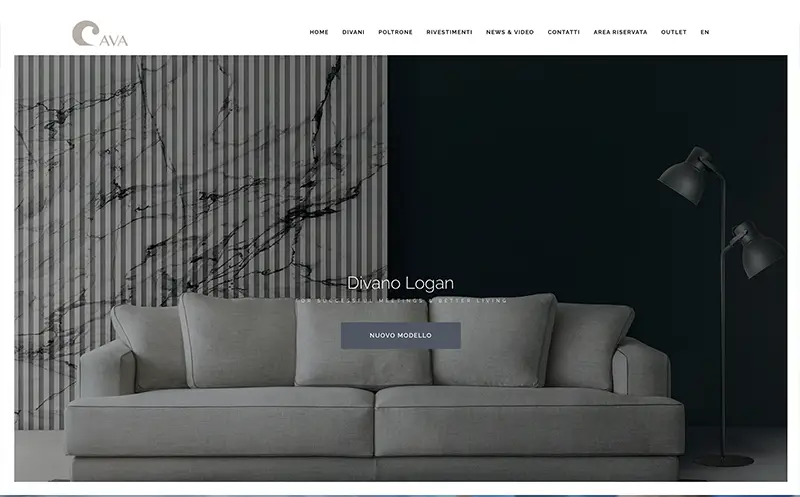 Home page Cava Divani